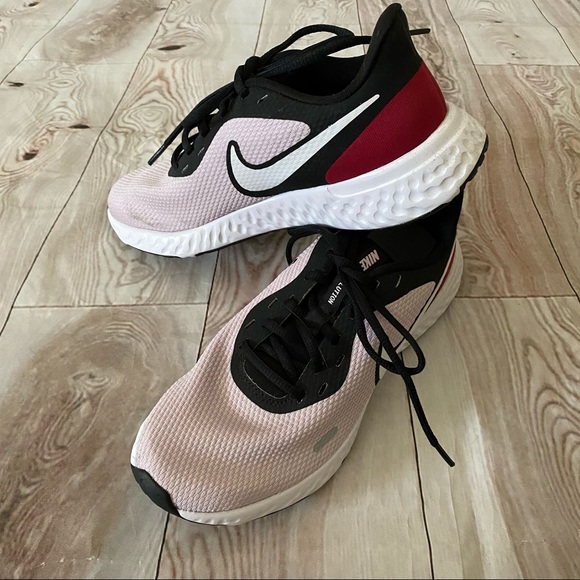 Nike Shoes - Nike Revolution running shoes pink black red 8.5